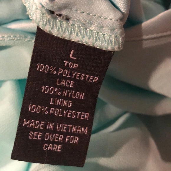 Mint Ruffled Blouse - Picture 3 of 3